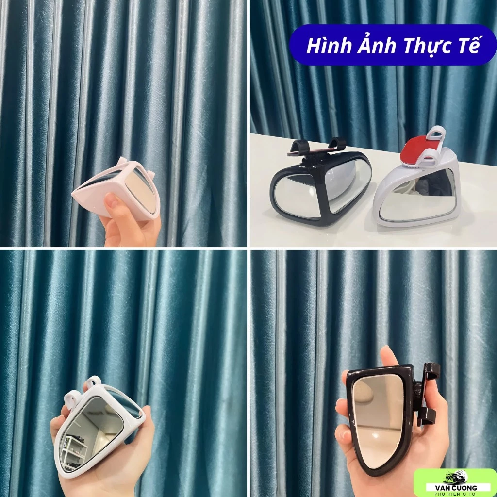 Gương cầu lồi đôi ô tô, quan sát bánh trước và bánh sau